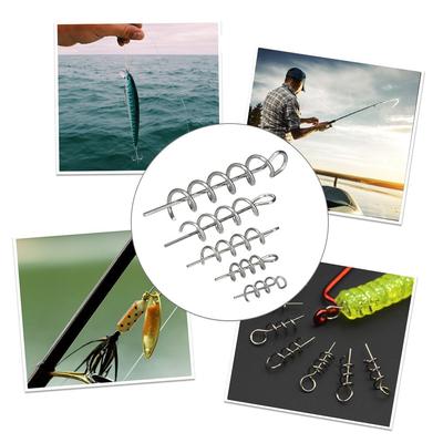 Fishing Hook Connector Fishing Accessories Screw Needle Hook Pin Lure Baits Hook Lock Needle