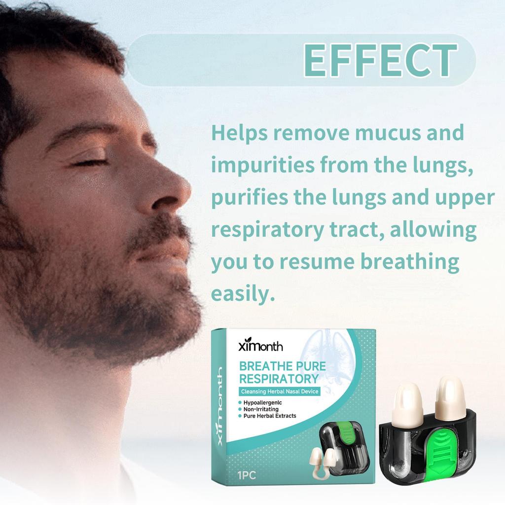 XIMONTH Nasal Aspirator Cleaner Relieve Nasal Discomfort Nasal Congestion Sneezing Clean Nasal Passage Nasal Care Device