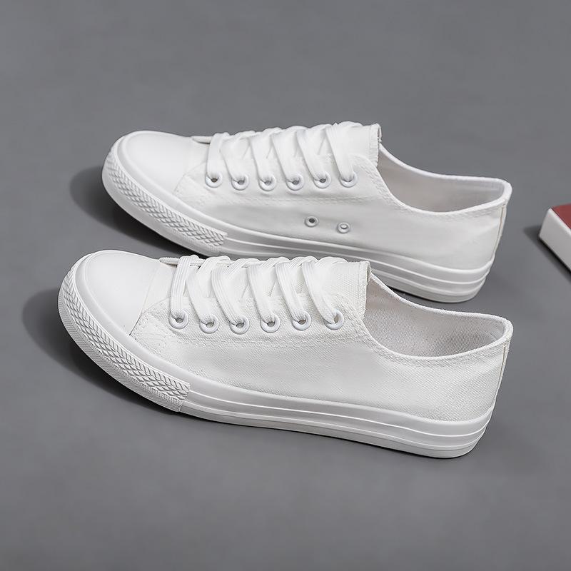 Small black shoes student cloth shoes labor insurance shoes low-top track and field training flat shoes lace-up games dance shoes women's shoes