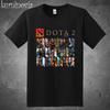 DOTA 2 Heroes Icon Men's Black Size S To 5XL