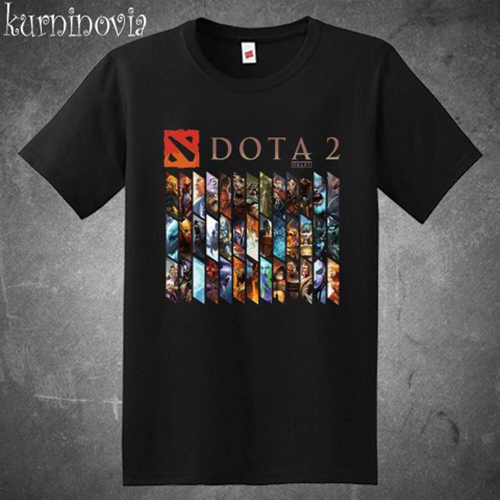 DOTA 2 Иконки Героев Мужская Черная Размер от S до 5XL S