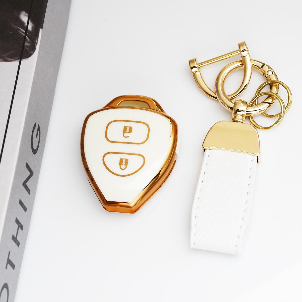 Tpu Keyless Keychain Shell Car Key Case Cover For Toyota Rav4 Crown Avalon Venza Matrix Yaris 4Runner Blank Corolla Camry Reiz