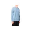 STONE ISLAND FW22 Solid Color Logo Decorated Casual Long Sleeve Sweatshirt Men Sweatshirt Light-Blue 771563020-V0046
