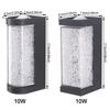New Modern Outdoor Wall Lamp Crystal  Bedside Lighting Porch Light Waterproof Wall Sconce  Doorway Garden Patio Decoratio