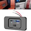 Dual USB PD QC3.0 Car Charger Socket Boat RV Fast Charging Outlet LED Power Adapter Panel 36W DC12V-24V