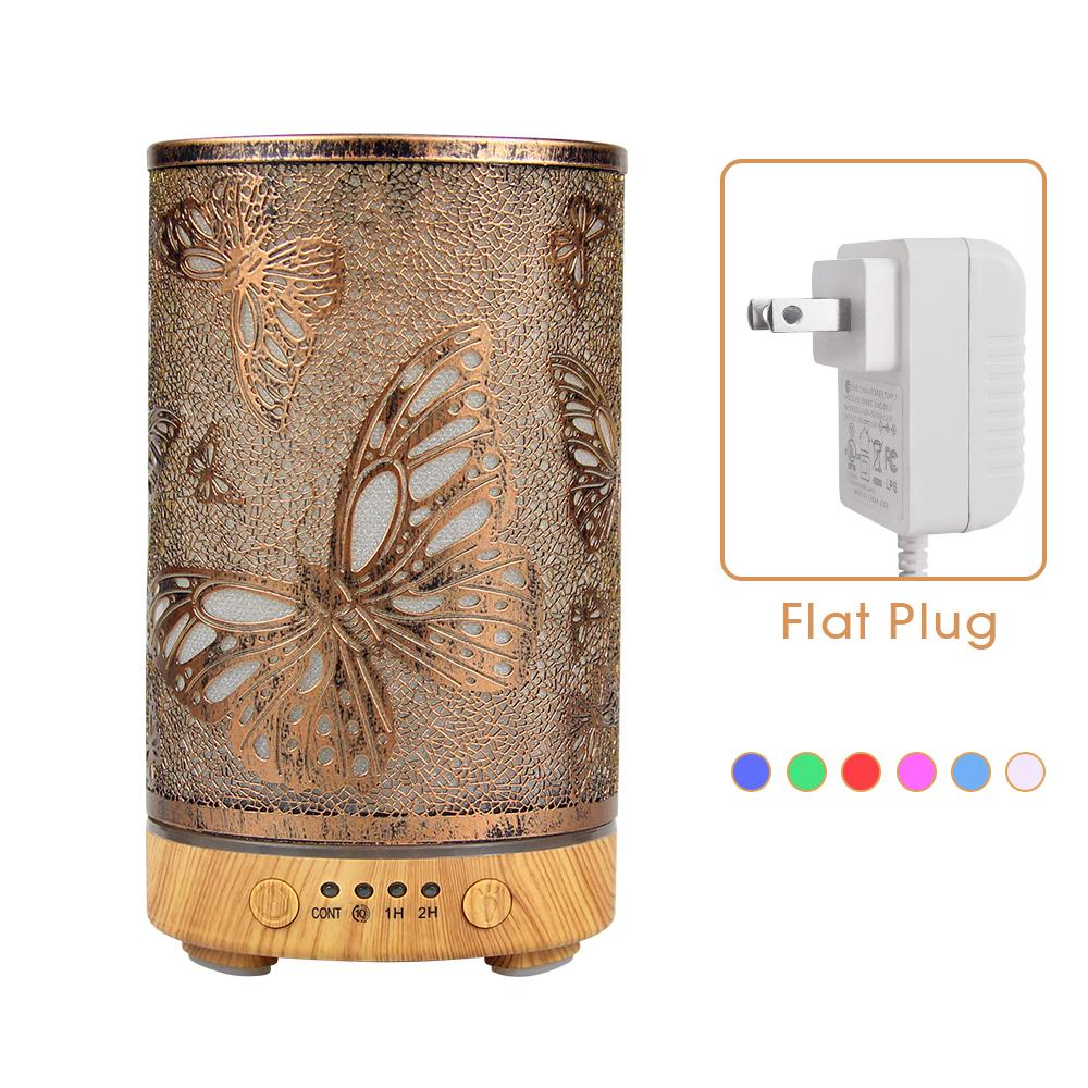 100ml Humidifiers Cool Mist Top Fill Essential Oil Diffuser for Bedroom Large Room Home Baby Nursery and Plants with Nightlight