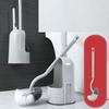 Creative Wall-hung Toilet Brush Set Without Dead Ends Squatting Toilet Full-angle Wall-mounted Toilet Brush Free Punching