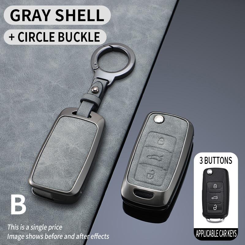 Car Key Case Cover For Vw Volkswagen Polo Tiguan Passat B5 B6 B7 Golf 4 5 6 Mk6 Jetta Lavida Skoda Octavia Seat