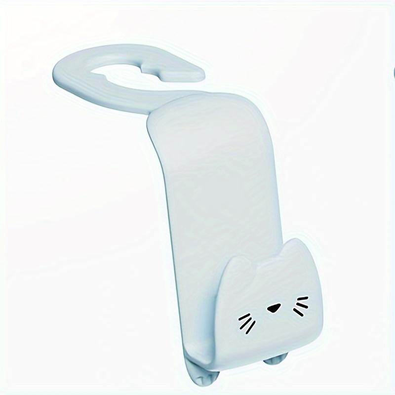 

2pcs Adorable car hook, cartoon decoration for the rear seat of a car, creative multi-functional small storage hook синий