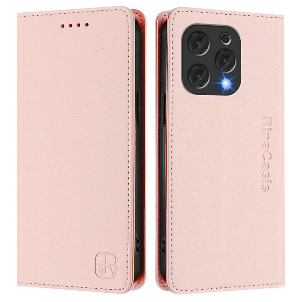 Portafoglio in Pelle con Blocco RFID per Doogee Note 59 Pro Plus Copertura di Lusso per Doogee N60 Pro Custodia Note 58 59 Pro+ Magnetica