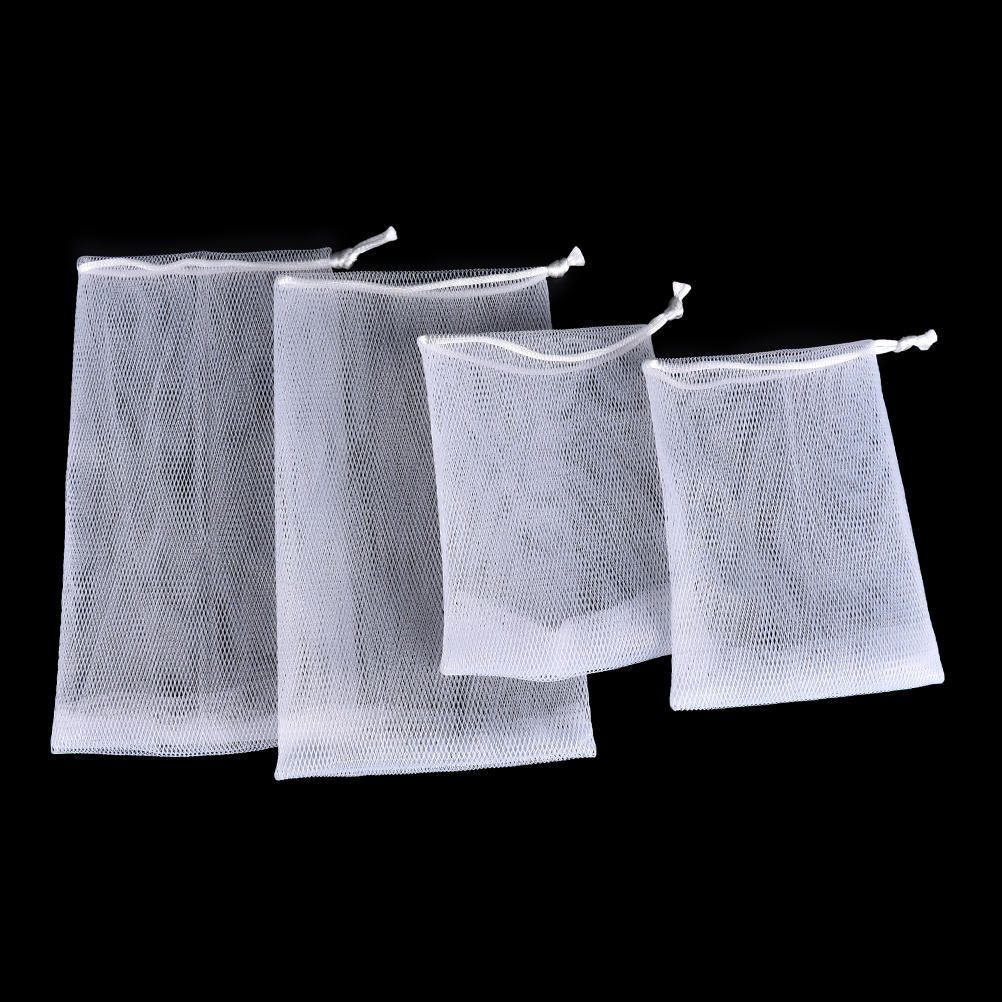 5Pcs Soap Blister Mesh Double-Layer Soap Net Foaming Net Easy Bubble Mesh Bag