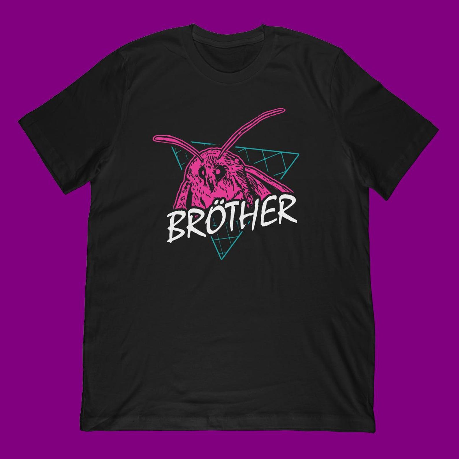 Brother T-Shirt | Moth Meme Shirt & Original Moth Design Gift L