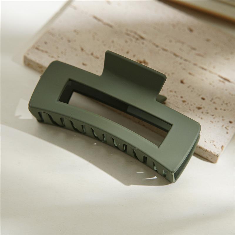 Large Square Geometric Hair Claw Clip - Fashion Accessory