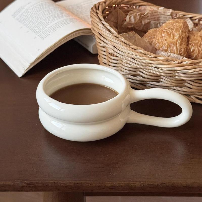 1pcs Ceramic Mug, Household Coffee Cup 250ML света кофе