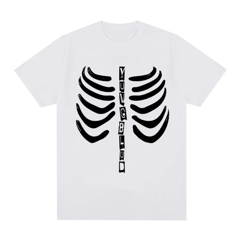 2025 T Shirt Men Women Clothing Fashion Punk Rock Short Sleeve T-shirts Summer Casual Cotton T-shirt