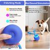 Interactive Dog Toys Touch Activated Bouncing & Jumping Dog Ball with Rope, Squeaky Doggie Toys To Keep Them Busy