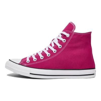 All Star Confortable Semelle Fine Durable Chaussures de Skate Montantes Sneakers Unisexe Rose A13842C