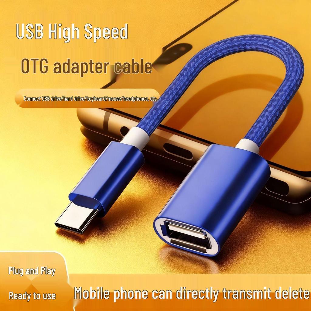 USB-C OTG Adapter for Huawei, Vivo, Xiaomi, and OPPO Phones: Connect USB Flash Drives Easily