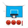 Verstellbarer Höhe Trampolin Basketballkorb Set - Lustige und Aufregende Ergänzung
