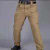 Men's Outdoor Multi Functional Tactical Pants, Multi Pocket Outdoor Hiking Sweatpants, Water-repellent, Wear-resistant