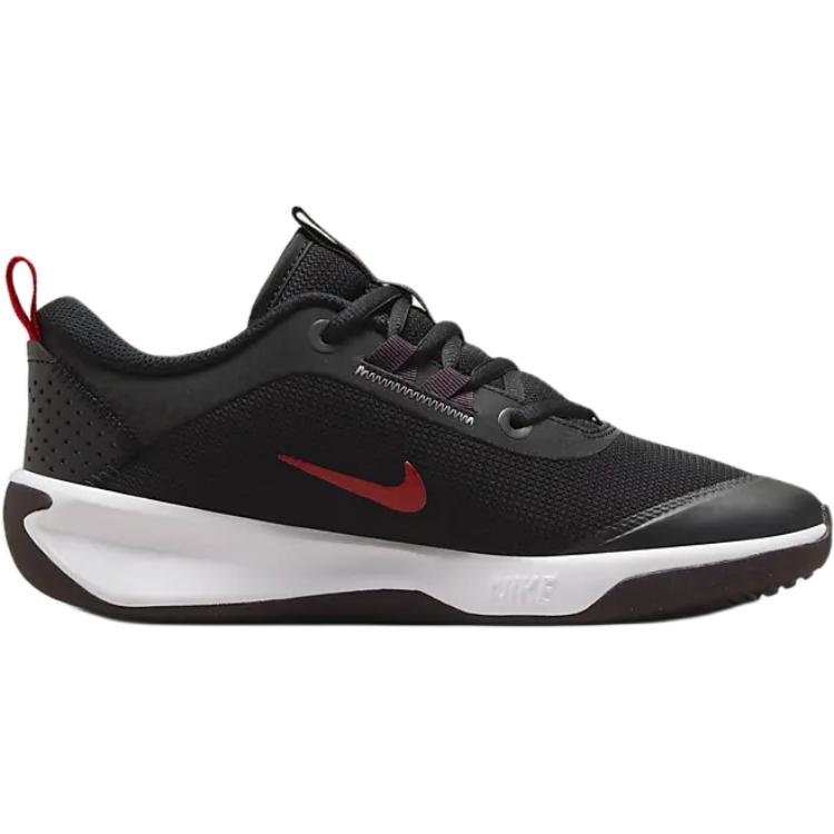 Nike Omni Multi-Court GS Black Gym Red Kids Sneakers Cement-Grey Burgundy-Ash DM9027-008