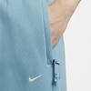 Nike Solo Swoosh Casual Comfortable Soft Minimalist Style Fleece Lined Knitted Sweatpants Men's Denim Blue Green/White DX1365-464