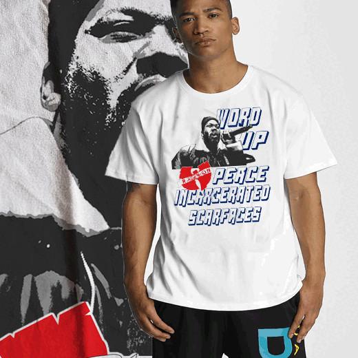 

Hip Hop t-shirt Street Hustle Scarfaces MC 90s New York rap vinyl white tee 4XL
