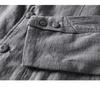 Men's Retro Plus Size Casual Linen Blazer - Business Formal Loose Fit Jacket