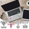 5 Pcs Uterus Sticker Waterproof Vinyl Decals Stickers Women S Reproductive Rights Decal for Laptop Car Phone Water