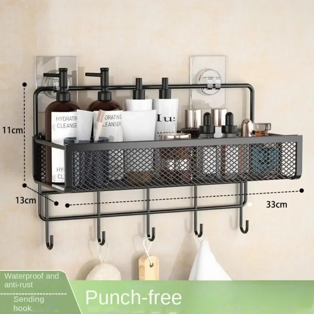 2025 Portable Hanging Wall-mounted Storage No-drilling Bathroom Onion Garlic Seasoning Organizer Kitchen Storage Basket Moisture