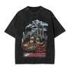Hot Sale Rap Metal Band Limp Bizkit Graphic Print TShirt Unisex Women Retro Washed Cotton Oversized Streetwear Fashion Summer Tee