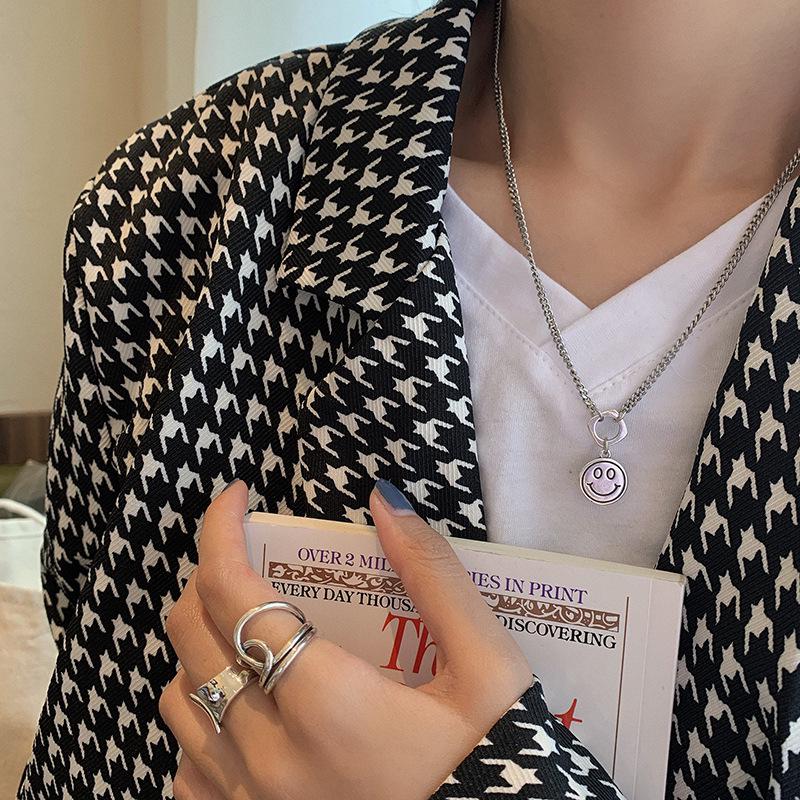 Trendy Retro Rui Li Irregular Ring: Women's Popular European & Korean Style Index Finger Jewelry