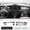 Car Dashboard Decorative Shell ABS Leather For Mini Cooper F55 F56 F57 2014-2021 Center Console Decorative Shell Car Accessories