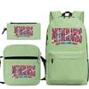 Vintage "Netherlands Hup Holland Hup" 3 In 1 Backpack Shoulder Bag Pencil Case Women Men Student Fashion Football Lover Bagpack