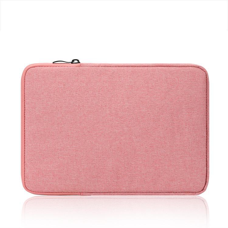 

Брызгозащищенный ударопрочный чехол из толстого бархата для ноутбука и планшета 15.6 inches розовый