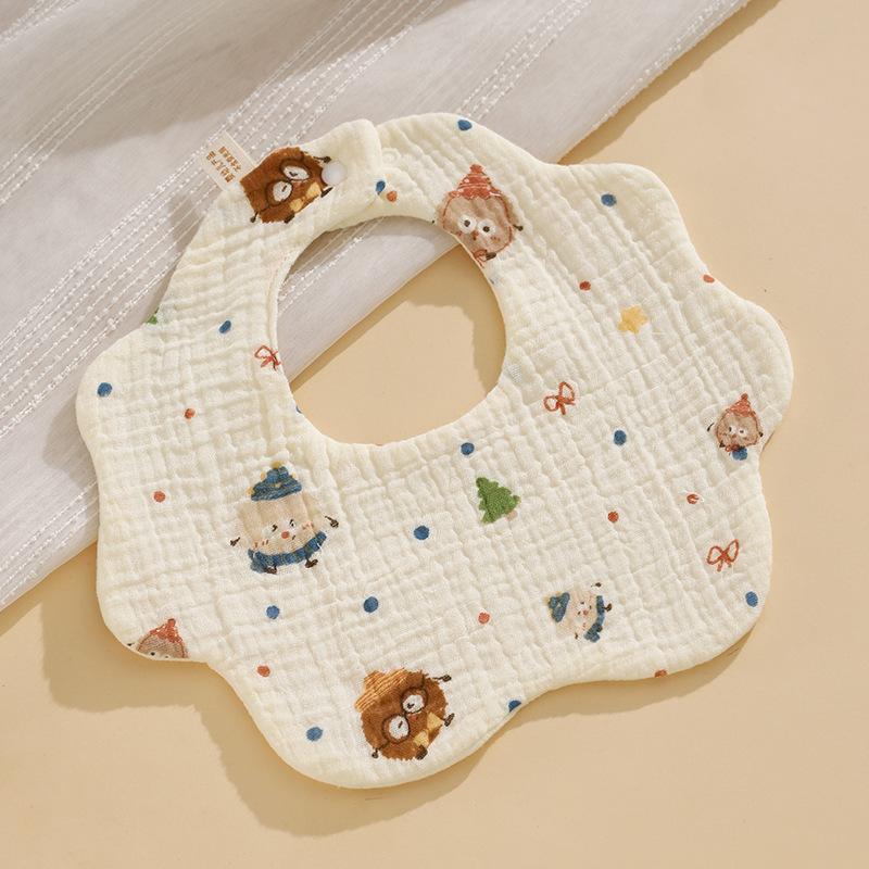Baby Bibs Cotton Newborn Bibs Feeding Drool Bandana Saliva Towel Toddler Ruffle Floral Bib Baby Accessories