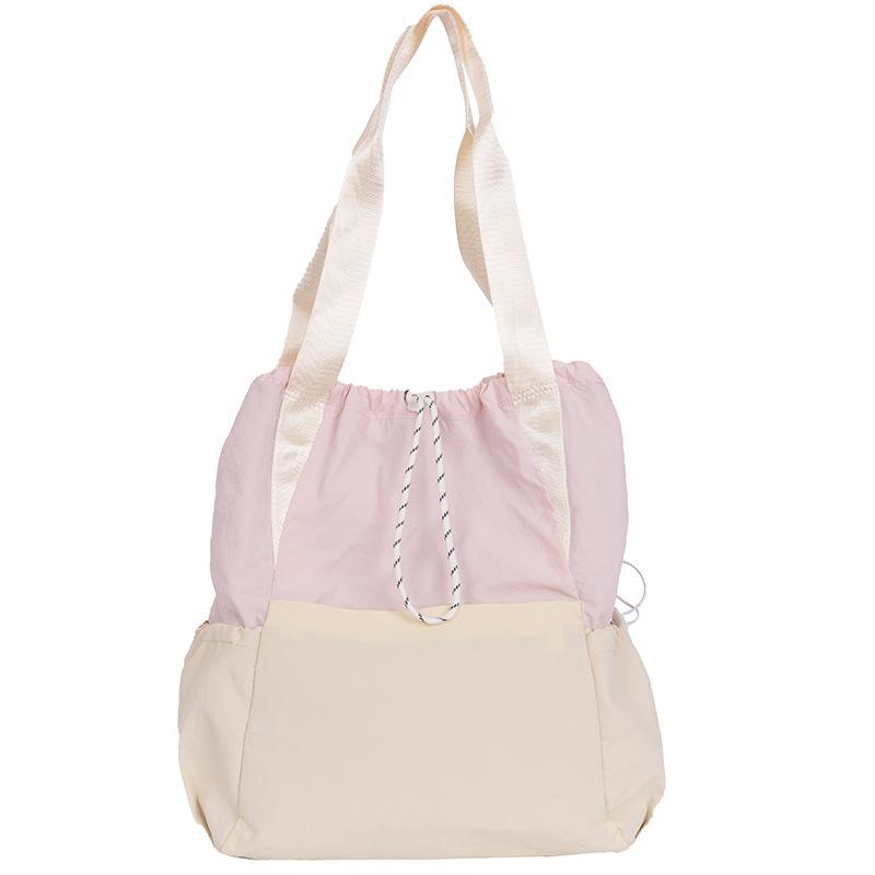 Schoolbag1011 new small fresh large capacity drawstring backpack class travel commuting versatile single shoulder tote bag backpack