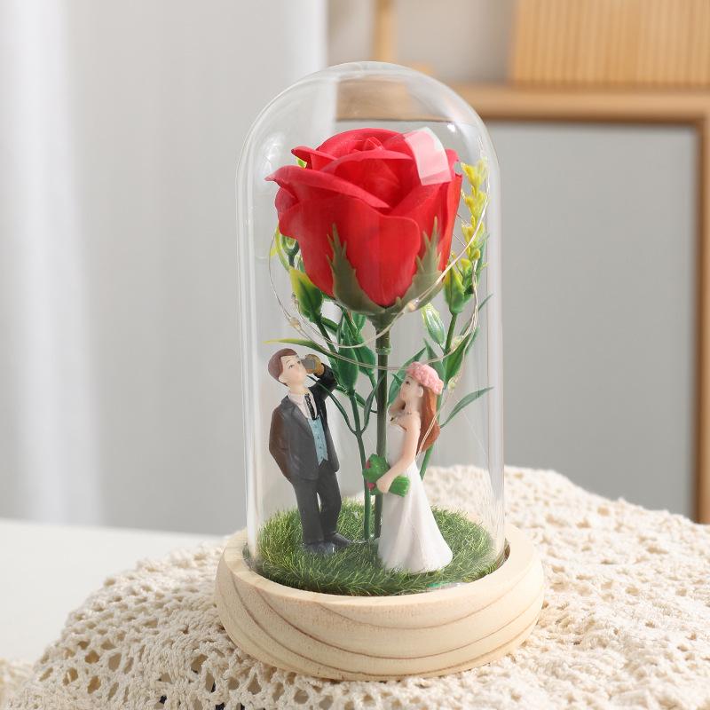 

Романтическая лампа-роза в подарок жене, девушке или лучшей подруге - Идеально для Циси, Дня святого Валентина, Дня рождения или годовщины.