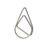 50Pcs Color Love Paper Clip Office Supply Creative Macaron Paper Clip Water Drop Special-shaped Mini Paper Clip