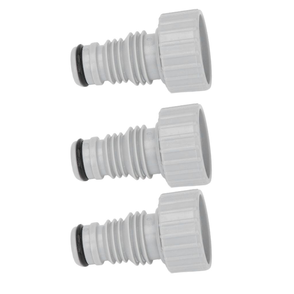 3pcs P05347 Drain Valve Adapter Plastic Hose Adapter Swimming Pool Accessories Drain Valve Adapter G3 4 Inner Thread