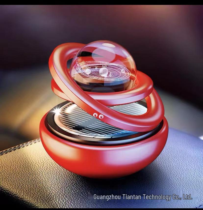 Solar-Powered Car Air Freshener & Perfume for Men