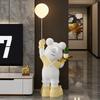 Groot Living Room Bear Figurines Night Light Luxury Ornaments Bluetooth Speaker Tray Storage Piggy Bank Home Decorations Gifts
