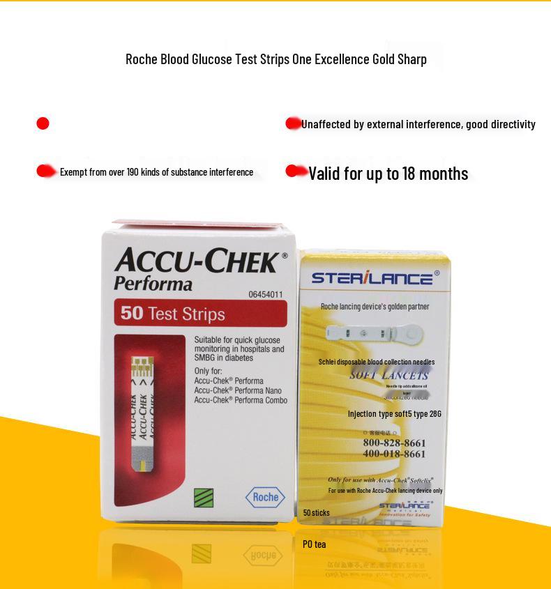 

Roche Gold Sharp Slim Полностью автоматический глюкометр