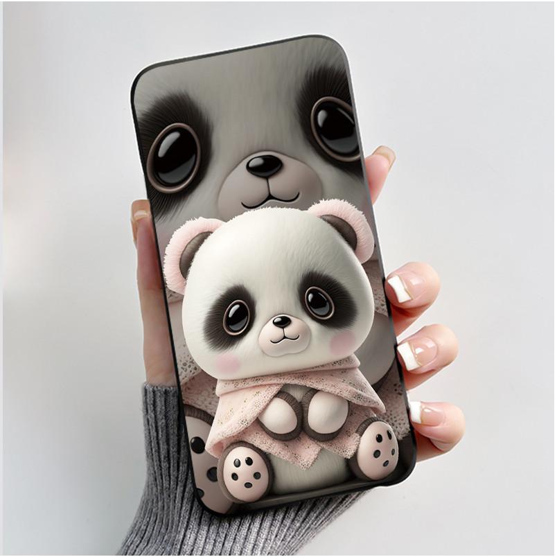 For Nokia 105 106 2G 2023 Case Cute Heart Rabbit Black Soft TPU Silicone Phone Cover For Nokia105 Nokia106 2G 2023 Bumper Coque