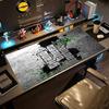 Grand Theft Auto Großes Mauspaddel Schreibtisch-Mauspad Computerschreibtisch Tastaturmatte Rutschfeste Gummibasis Perfekt für Büro Laptop Gaming-Setup