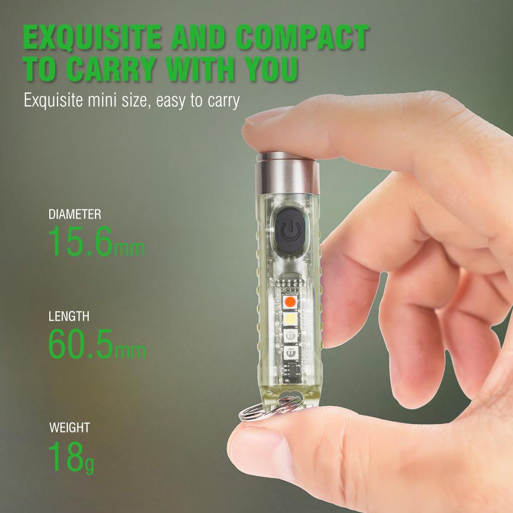 Mini LED Flashlight Keychain Flashtorch High Powerful Portable Ou Tdoor Lighting