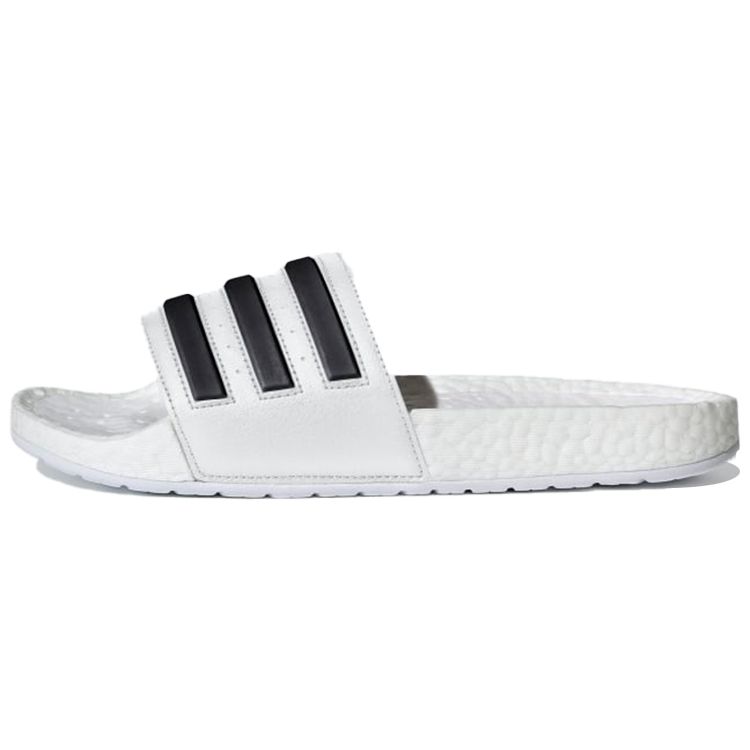 

Шлепанцы Adilette Boost Белые Черные Полосы FY8155