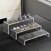 Latest Models 3Pcs Acrylic Display Stand Acrylic U Shape Display Stand Durable Lightweight Cupcake Holder Dessert Display