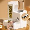 2-in-1 Automatic Hamster Automatic Feeder Water Dispenser Multi-functional Small Pets Drinking And Feeding Food Container