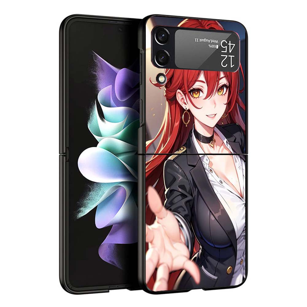 Honkai Star Rail Himeko Phone Case For Samsung Galaxy Z Flip7 Flip6 5G Flip5 Flip4 Flip3 ZFlip 7 6 3 4 5 Shockproof Back Cover G